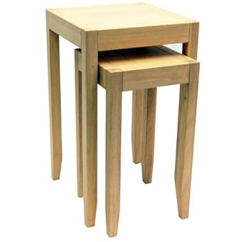 ANYWHERE -Table basse en massif finition naturelle , lot de 2 ANYWHERE -Table basse en massif finition naturelle , lot de 2