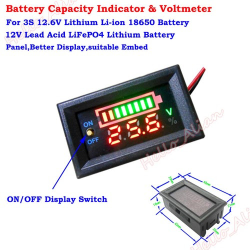 Low Price Lead Acid Lifepo4 Lithium Li Ion Battery Capacity Level Indicator Voltage Meter Looking For Sales Agent Www Eyeboston Com