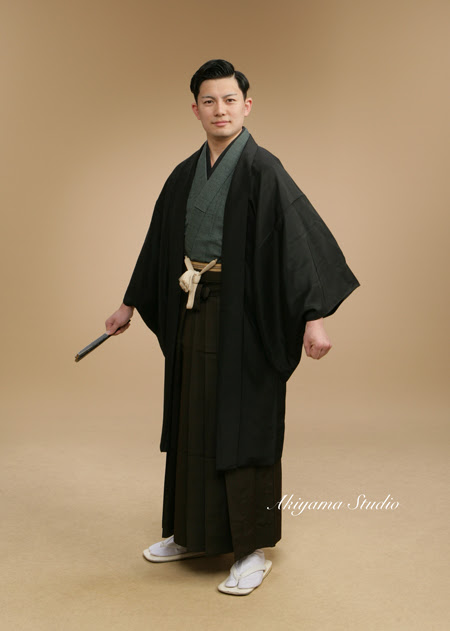 成人式男性 おじいちゃんの代からの着物で撮影しました八王子のフォトスタジオ 写真館アキヤマスタジオ アキヤマスタジオ