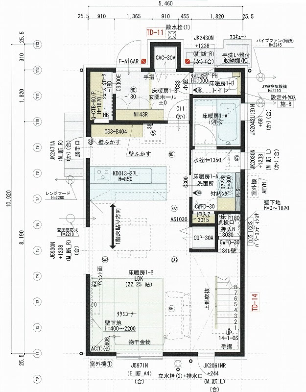 間取り紹介 1 家の全体像 ２階建て３４坪 南北に細長い間取り Miホーム 理想の家づくりを綴るブログ