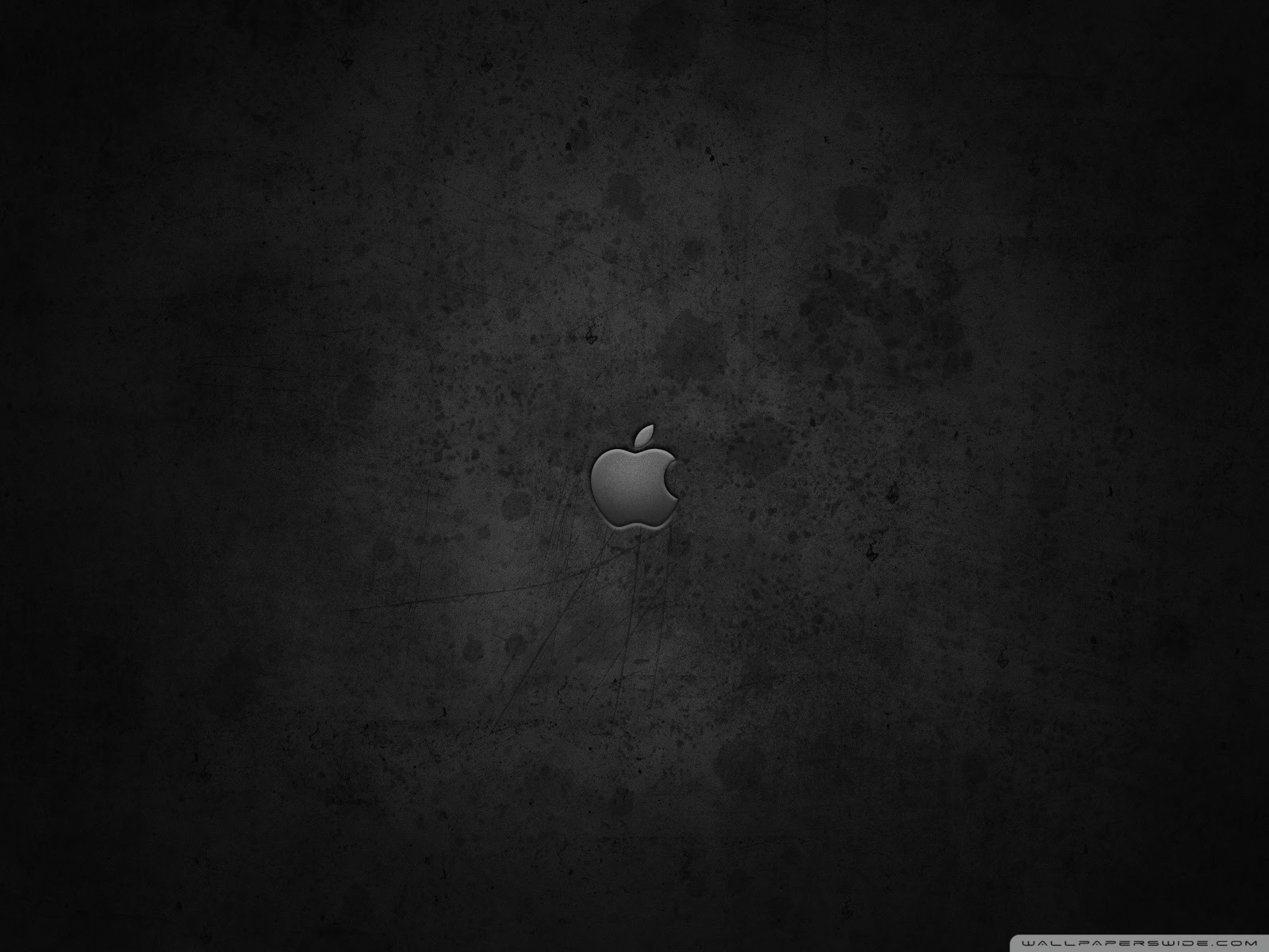 Apple Logo On Dark Background Ultra Hd Desktop Background