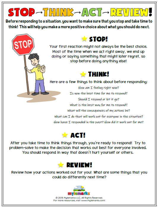 S.T.A.R (Stop->Think->Act->Review) (+ES)
