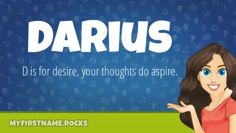 Darius First Name Personality Popularity