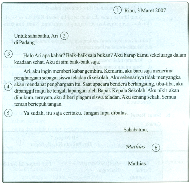 Contoh Surat Kepada Sahabat - Aneka Contoh