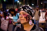 Marchan a 14 meses de la desaparición de los 43 normalistas. Foto: AP / Eduardo Verdugo
