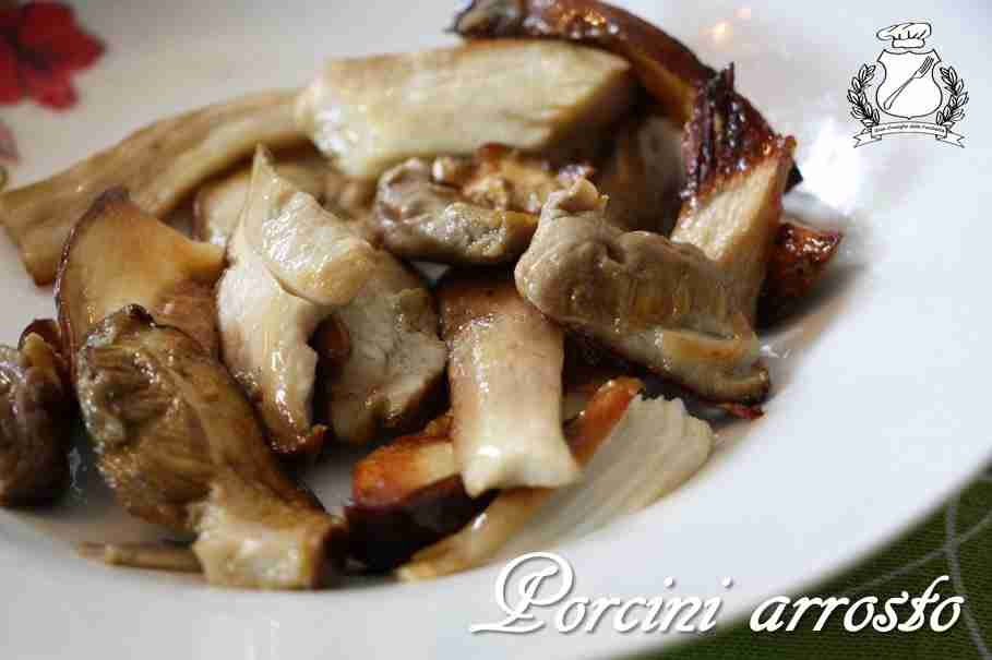funghi porcini arrosto - trifolati al forno m