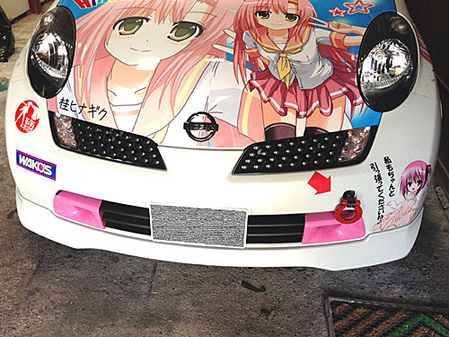 お客さま作品ギャラリー 痛本舗 フルカラープリント カッティングシート 痛車オリジナルステッカー製作販売