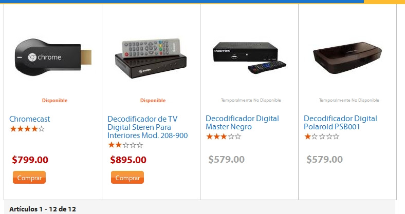 Chromecast walmart mexico