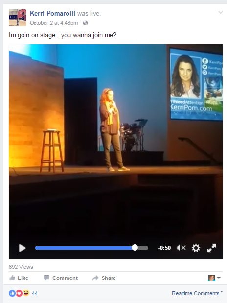 Behind the scenes with Facebook Live