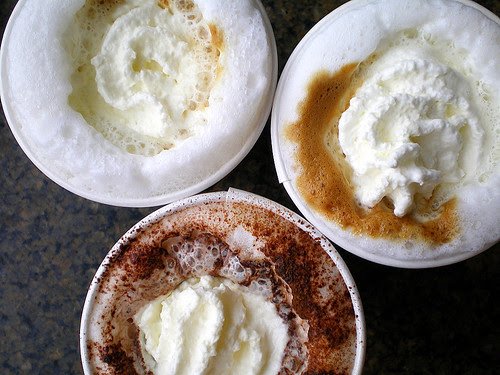 Lattes at Peet's
