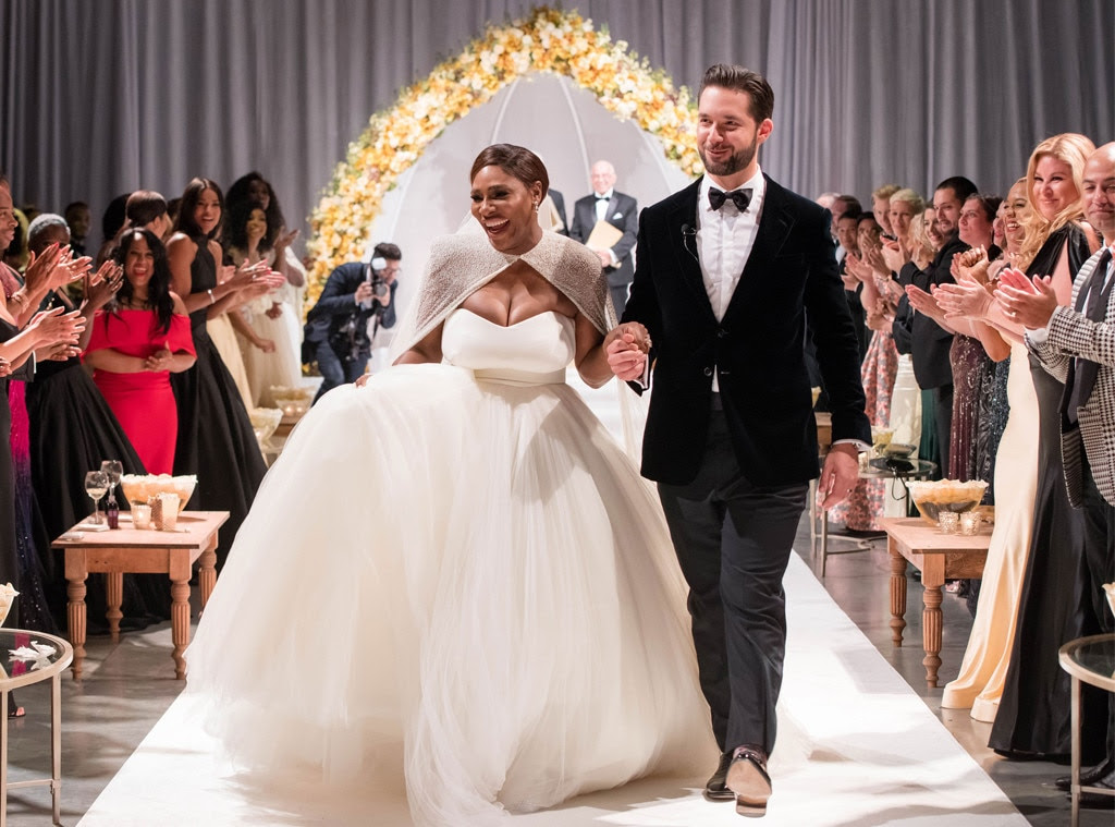 Image result for serena williams and alexis ohanian wedding