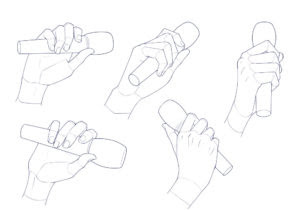 手のイラスト資料集 Hand Reference Hato King