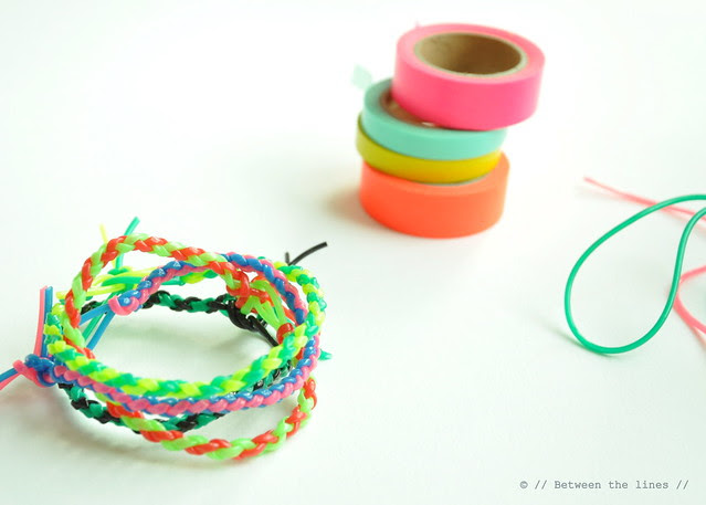 Four strand round braid bracelets