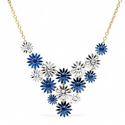 FLOWER BIB NECKLACE - COACH f96378 - 11295
