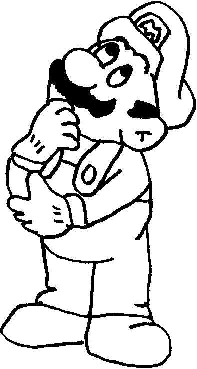 mario brothers coloring pages. Super Mario Bros
