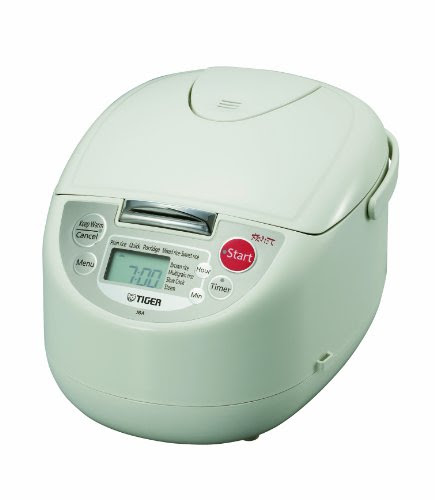Tiger JBA-A10U Micom 5.5-Cup (Uncooked) Rice Cooker and Warmer with 3-in-1 Functions