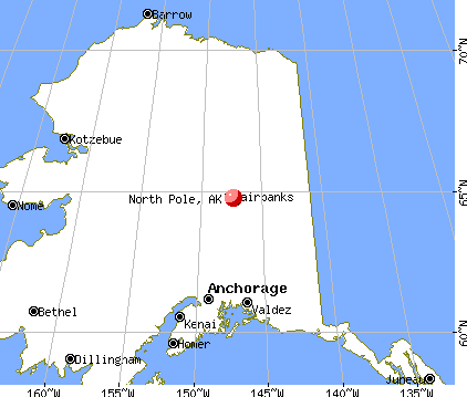 Map Of North Pole Alaska North Pole, Alaska (AK 99705) profile: population, maps, real 