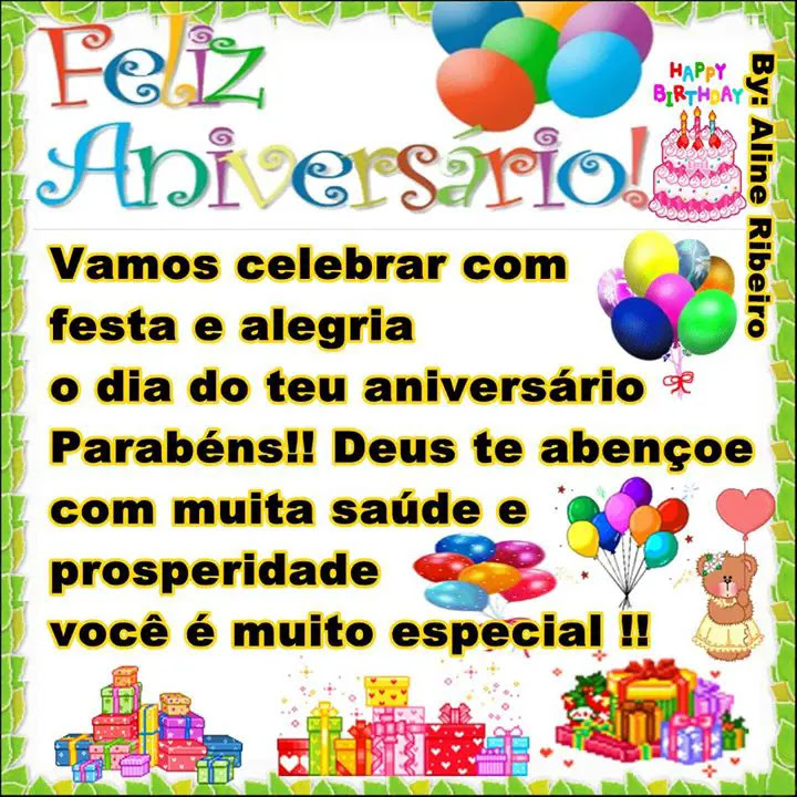 Mensagem de Aniversário Amiga Especial - Orkut e Cartão 