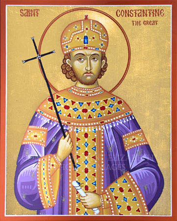 Saint Constantin Ier le Grand. Empereur romain († 337)