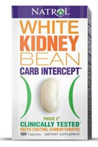 Natrol White Kidney Bean Carb Intercept, 120 Capsules