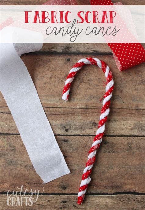 My daughter did not want to sit still for this picture years ago. Fabric Scrap Candy Cane Ornaments - Cutesy Crafts