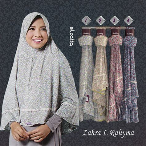 kerudung instan motif elzatta zahra  rahyma