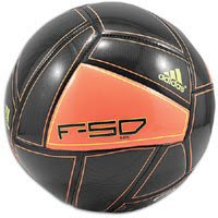 Adidas F50 X-Ite Soccer Ball (Black, Warning, Electricity Yellow, Size 5)