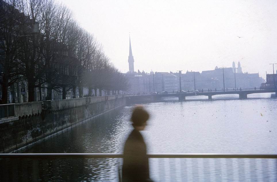 'This was taken in Zurich, Switzerland. Probably taken out of a cab driving over a short bridge called the Landesmuseum. The bridge in the photo is called 'Bahnhofbr¸cke'- I had no idea where this was until putting up the site,' Dave said