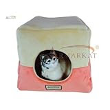 Image Cat Bed in Orange and Beige