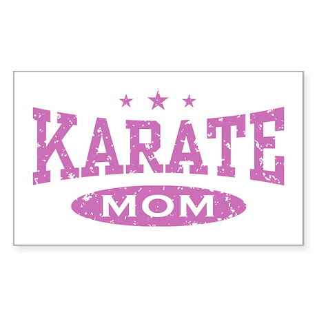 Download Karate Mom Rectangle Decal by snapetees
