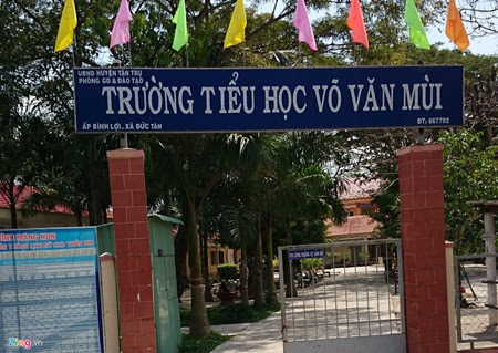  Trường tiểu học Võ Văn Mùi. Ảnh: Zing.vn