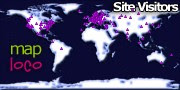 Locations of Site Visitors