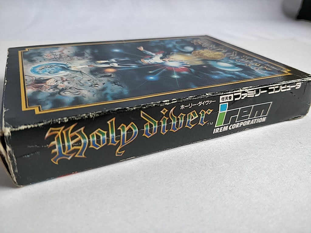 Holy Diver Nintendo Famicom Fc Nes Cartridge Manual Boxed Set Tested Hakushin Retro Game Shop