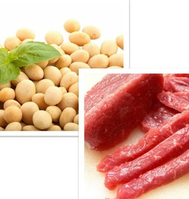 Thịt lợn kết hợp với đậu tương cũng sẽ làm giảm dinh dưỡng. Ảnh minh họa