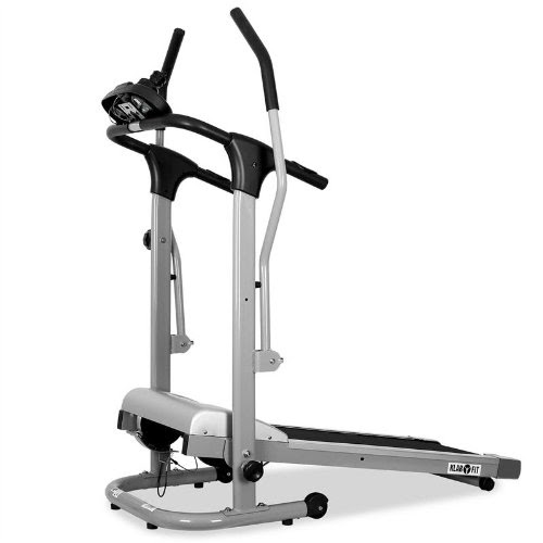 Klarfit Treado Nordic Walking Treadmill (Training computer, Slip-Proof Treadmill & Foldable) - White