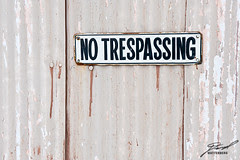 No Trespassing