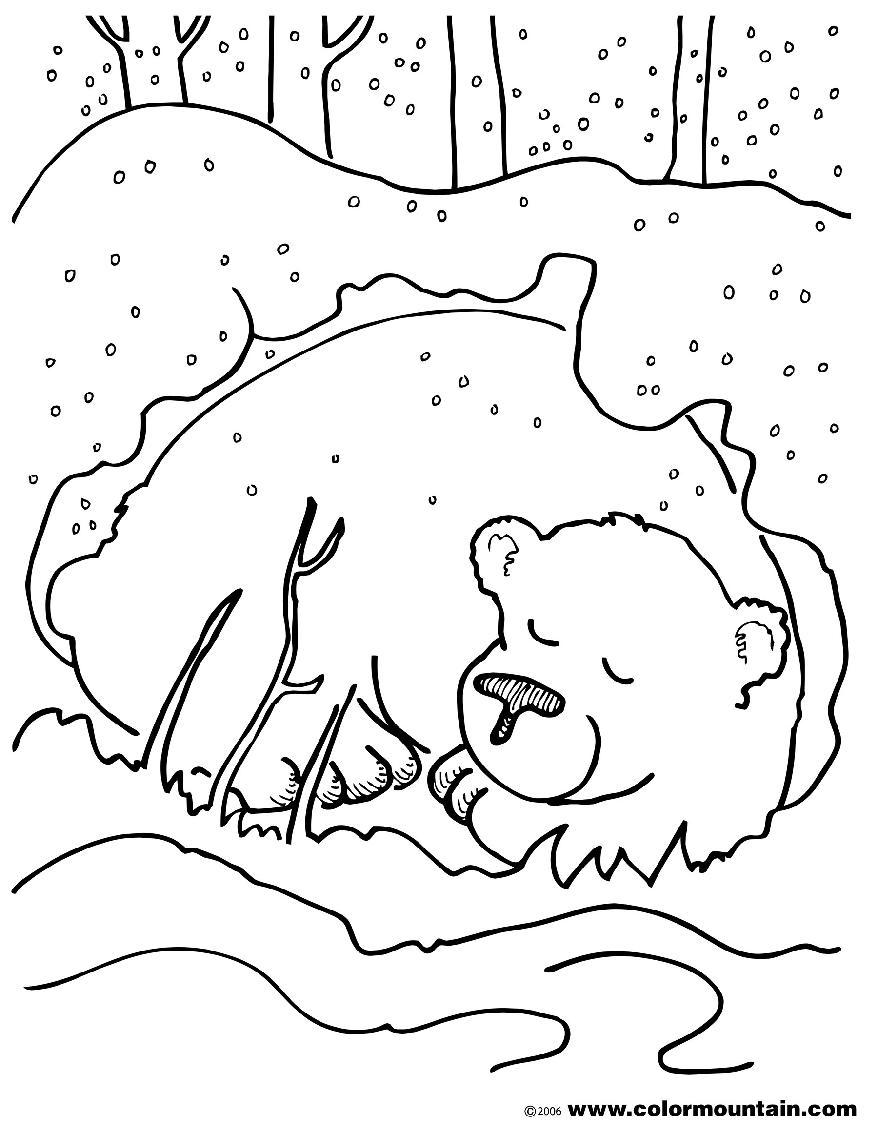 Brown bear coloring pages download and print for free