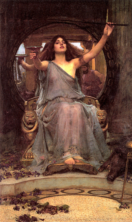 Circe Offering the Cup to Ulysses, By John William Waterhouse, 1891