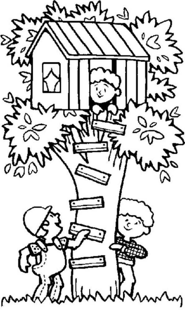 Download Kids-n-fun.com | 11 coloring pages of Treehouse