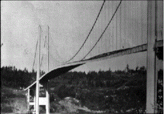 タコマ ナロウズ橋 1940 年 Tacoma Narrows Bridge 1940