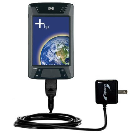 Rapid Wall Home AC Charger for the HP iPAQ hx4700 / hx 4700 - uses Gomadic TipExchange Technology