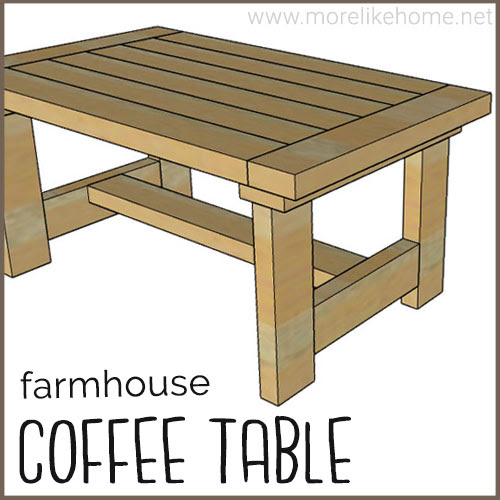 diy coffee table building plans rustic farmhouse style 2x4 easy cheap