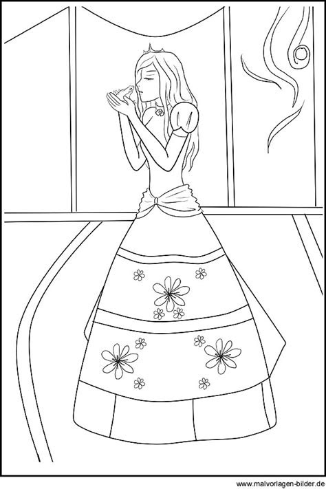 froschkoenig malvorlagen und ausmalbilder fuer kinder