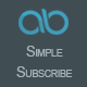 AB Simple Subscribe WordPress Plugin - CodeCanyon Item for Sale
