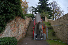going up