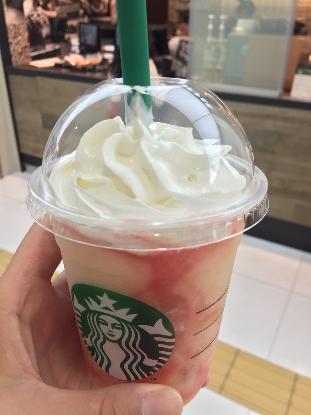 スタバのピーチインピーチフラペチーノを飲んでみました 小林輝之の社長室 長田 おさだ 工業所代表ブログ