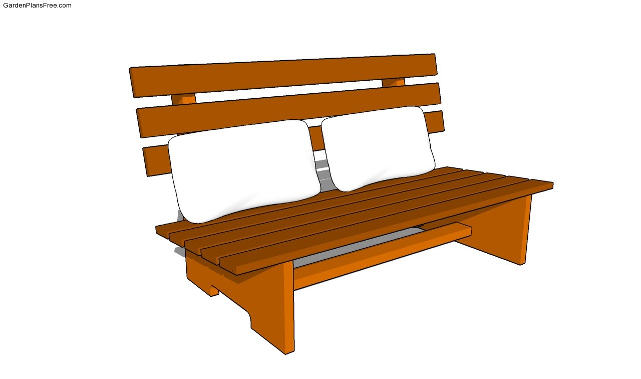 Park Bench Plans | Free Garden Plans - How to build garden projects