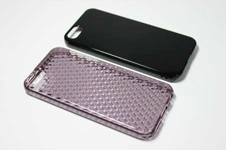 レビュー 100円ショップのiphone 5用ケース 保護フィルム セリア編
