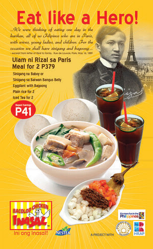 Ulam ni Rizal sa Paris