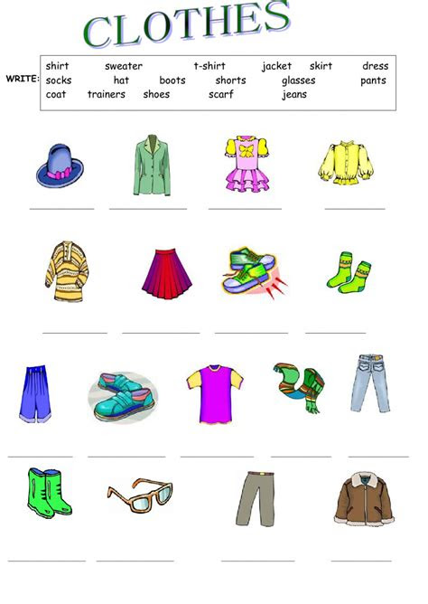 Clothing unit centers and activities for 3k, preschool, . clothes worksheet